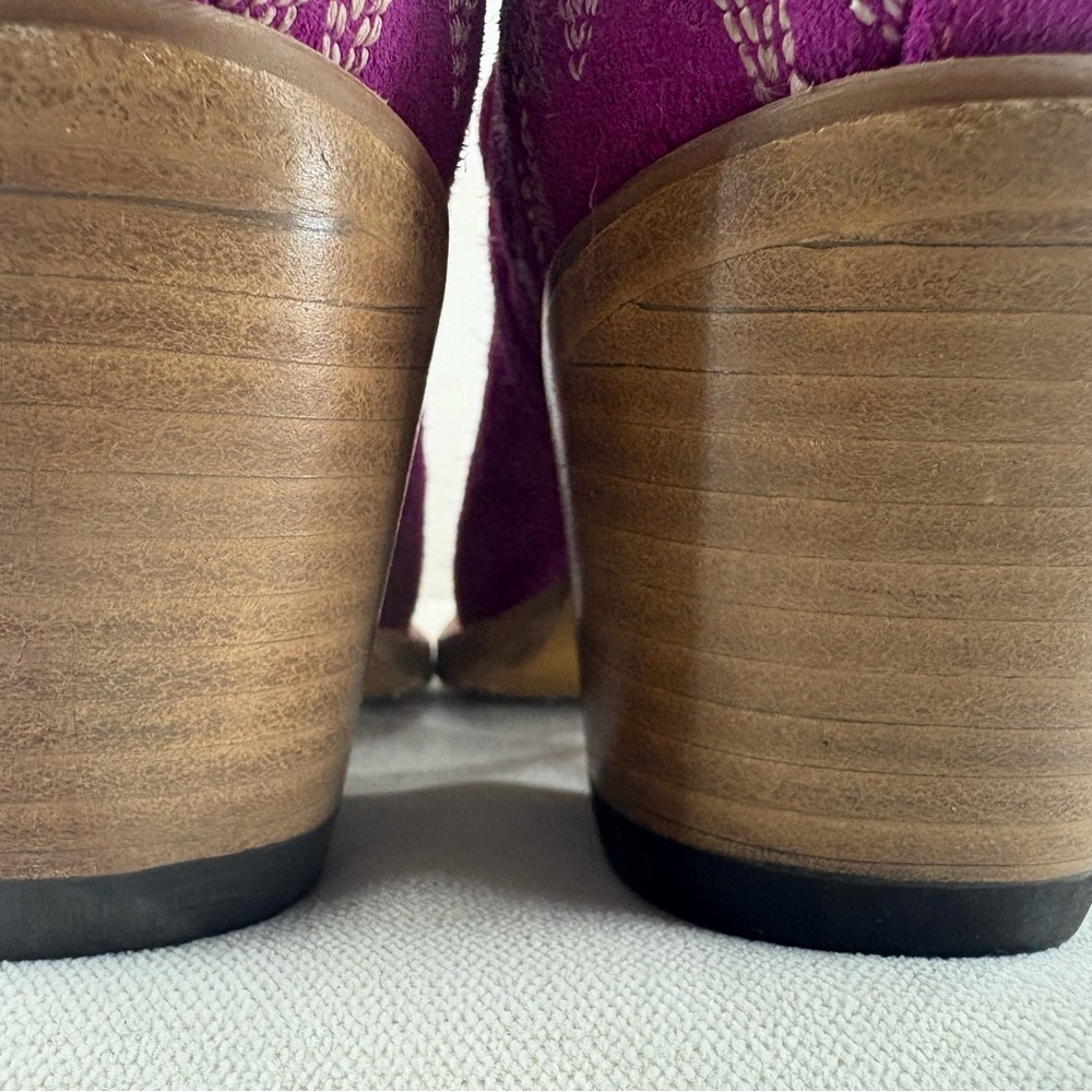 Ariat Dixon Women's Fuchsia Ankle Booties size 6.5M NIB - Picture 7 of 9